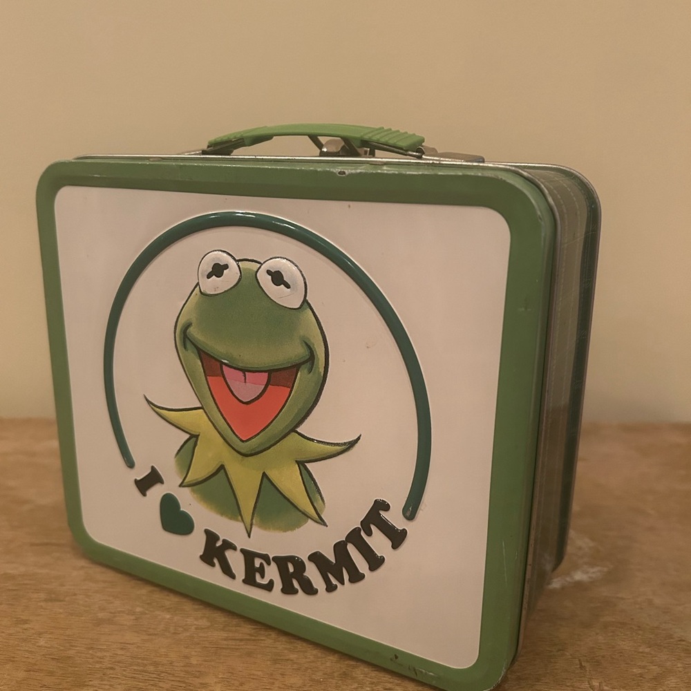 I Love Kermit The Frog Metal Lunchbox Lunch Box The Muppets Loungefly Retro